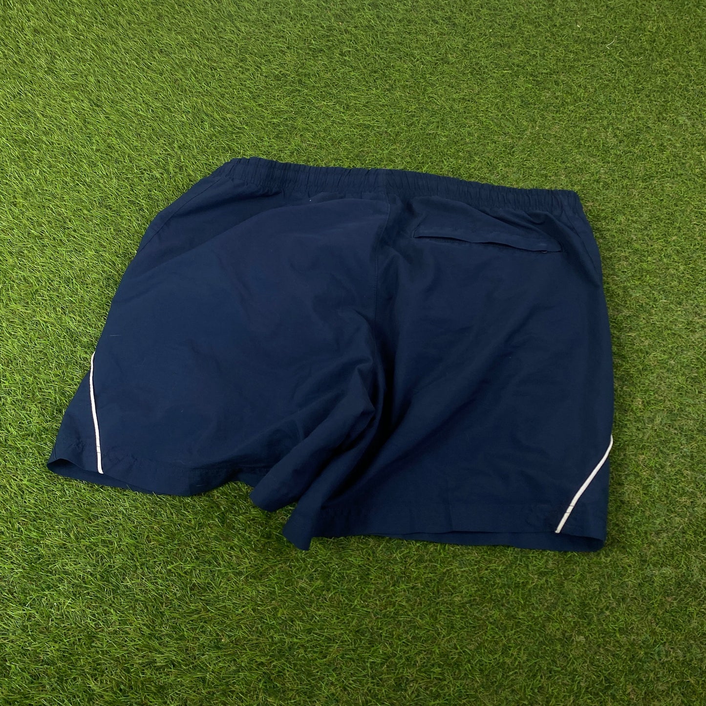 00s Nike Piping Shorts Blue Large