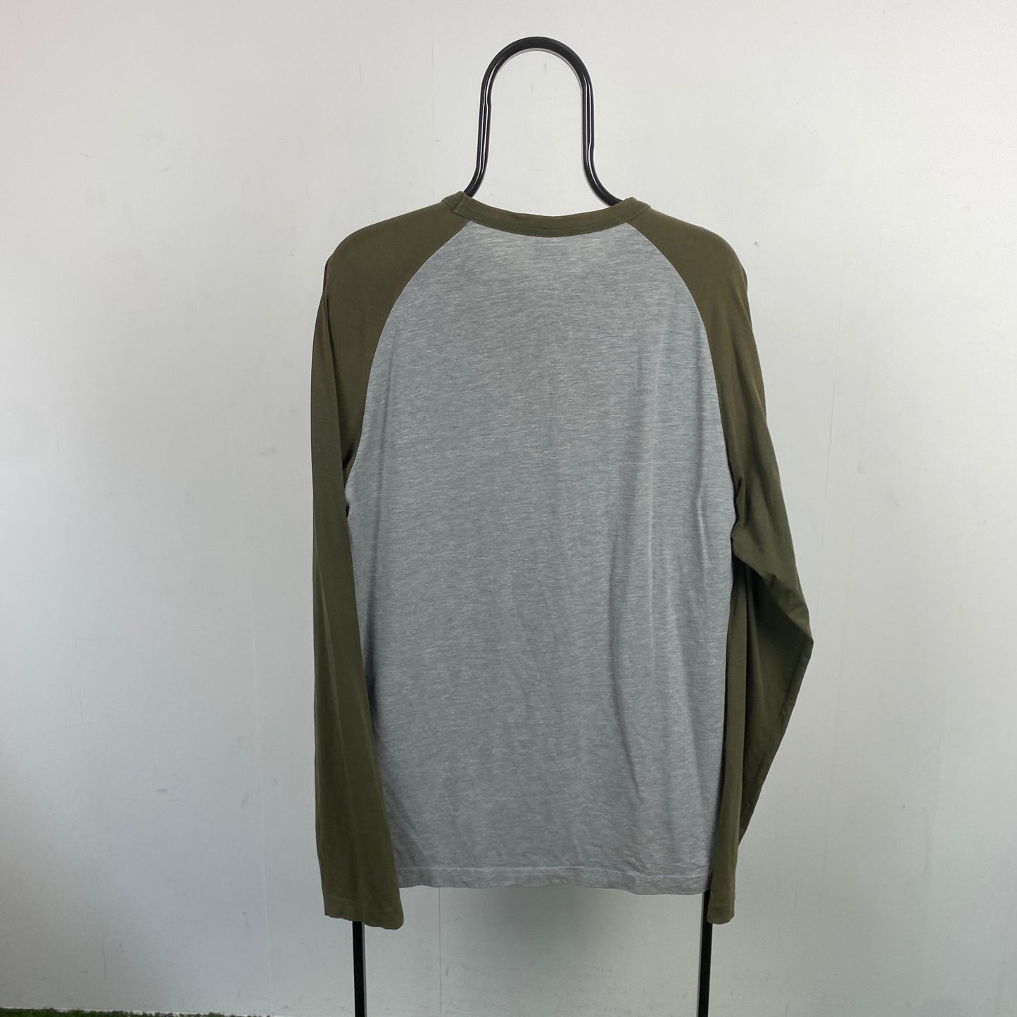 00s Nike Long Sleeve T-Shirt Grey Large
