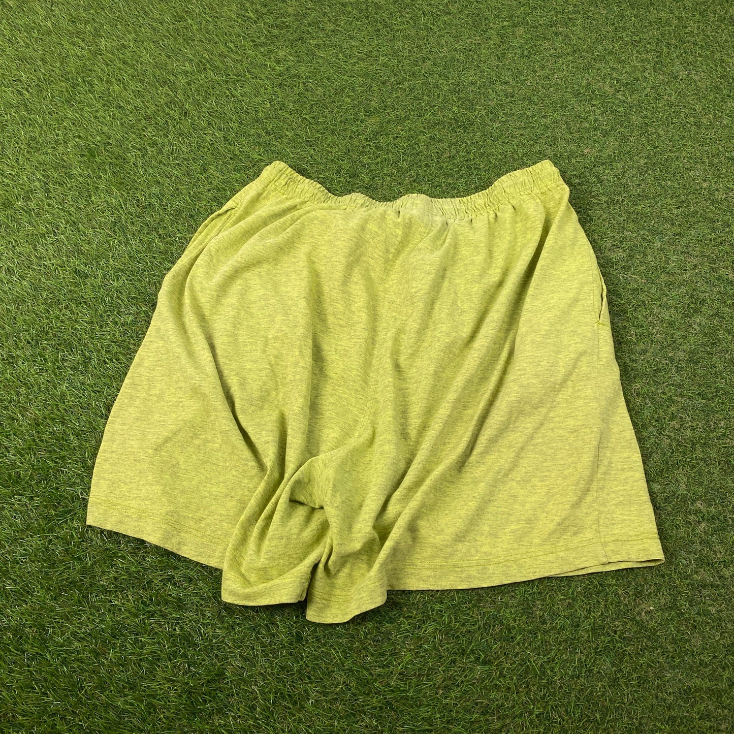 90s Adidas Cotton Trefoil Shorts Green XL