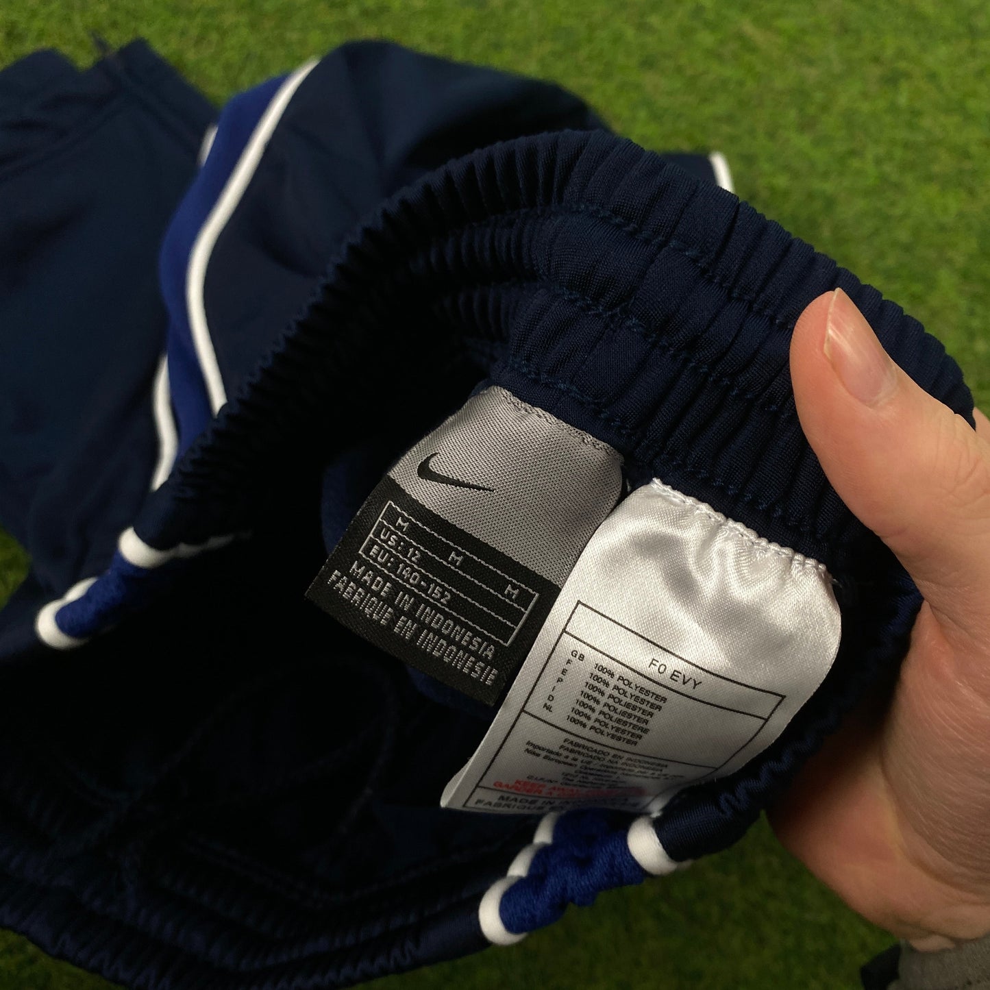 00s Nike Piping Joggers Blue XS