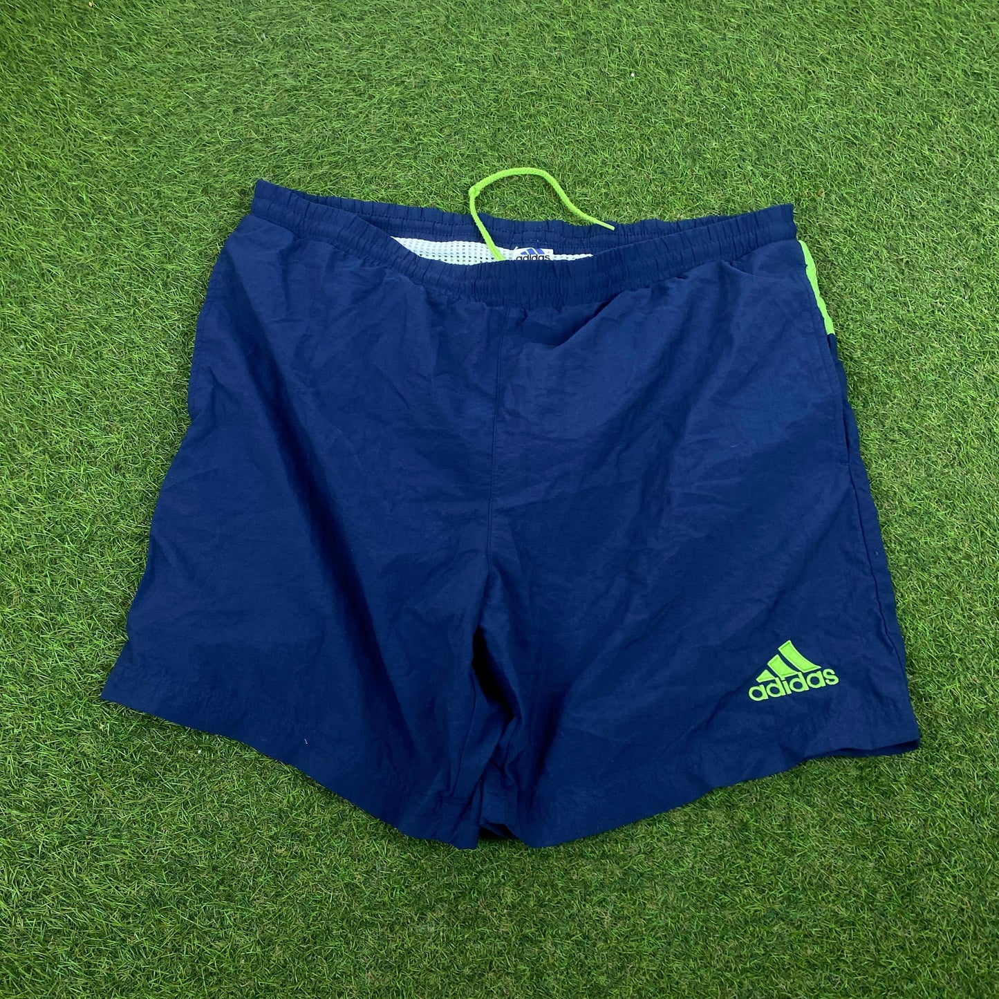 90s Adidas Shorts Blue Medium