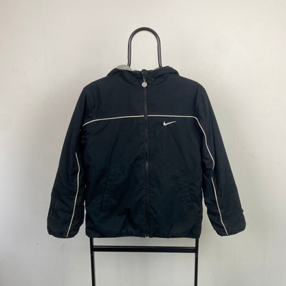 00s Nike Reversible Piping Jacket Black Small