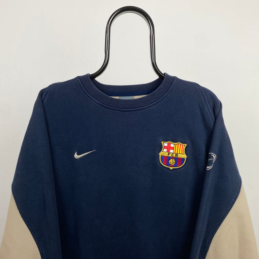 00s Nike Barcelona Sweatshirt Brown Large