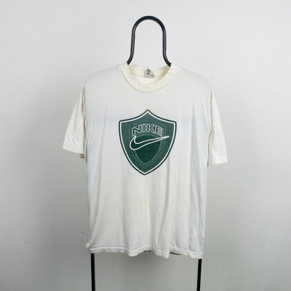 90s Nike Crest T-Shirt White Medium