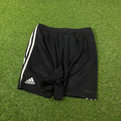00s Adidas Germany Football Shorts Black Large