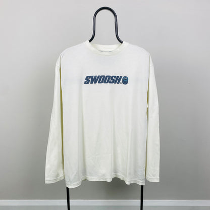 00s Nike Long Sleeve T-Shirt Brown XL
