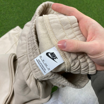 00s Nike Cotton Joggers Brown XS