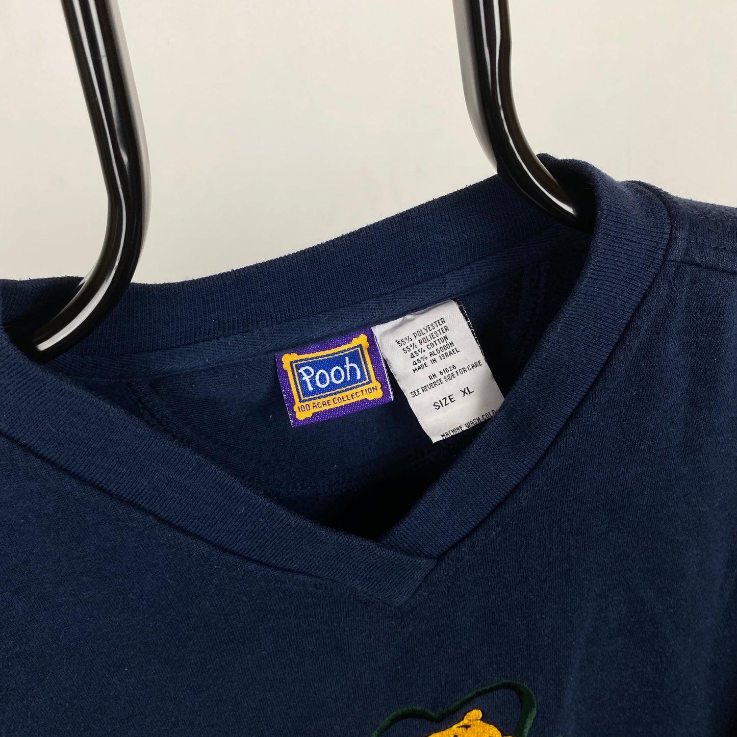 Retro Disney Winnie Sweatshirt Blue XL