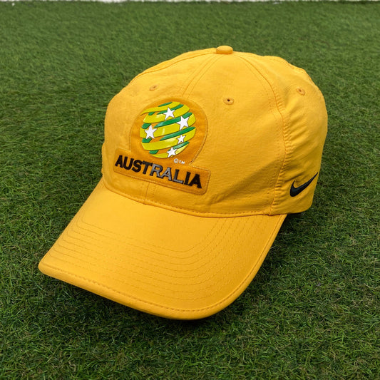 00s Nike Australia Football Hat Yellow