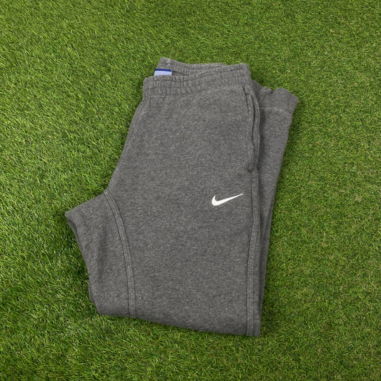 00s Nike Cotton Joggers Grey Small
