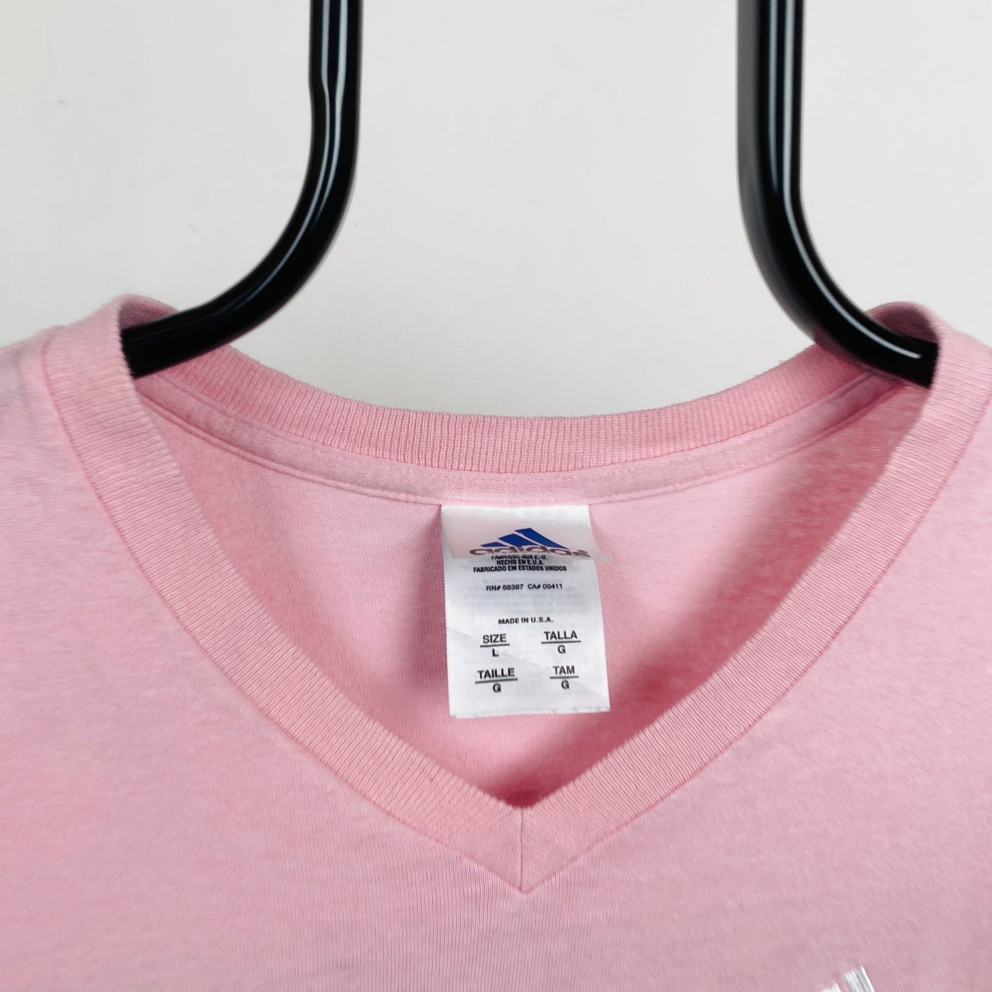 90s Adidas T-Shirt Pink Womens Large