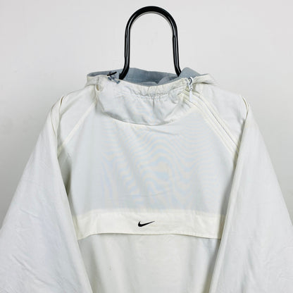 90s Nike Reversible Sidewinder Fleece Coat Jacket Blue White XL