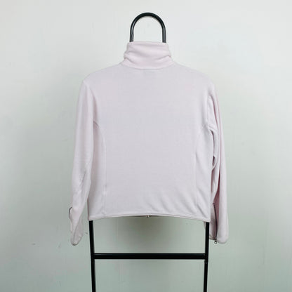 00s Nike Zip Fleece Sweatshirt Pink Womens Large
