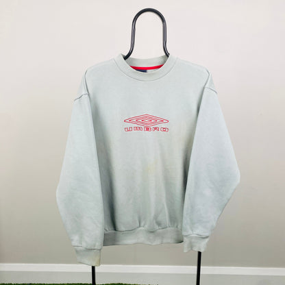Retro Umbro Sweatshirt Blue Large