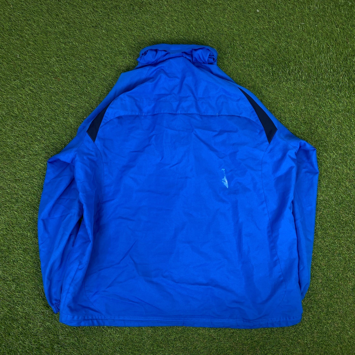 00s Nike Piping Tracksuit Set Jacket + Joggers Blue XL