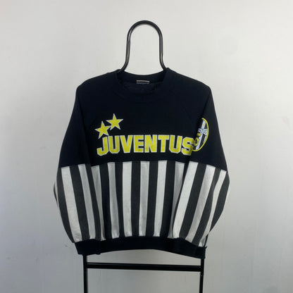 Retro 90s Juventus Sweatshirt Black Medium