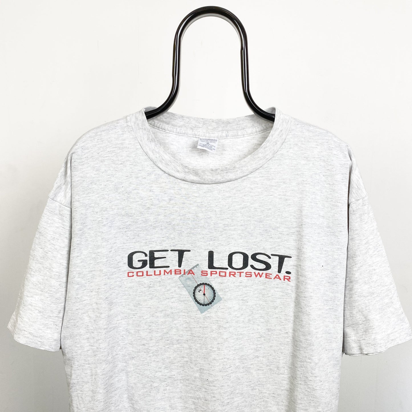 Retro Columbia Sportswear T-Shirt Grey XL