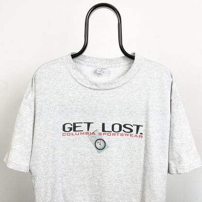 Retro Columbia Sportswear T-Shirt Grey XL
