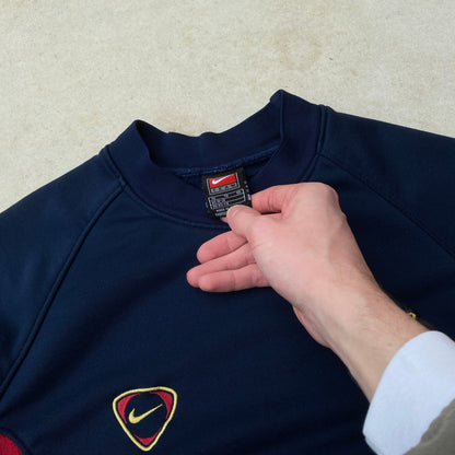 90s Nike Barcelona Sweatshirt Blue Small