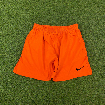 90s Nike Cotton Shorts Orange Small