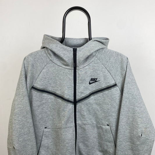 00s Nike Tech Fleece Hoodie Grey Small