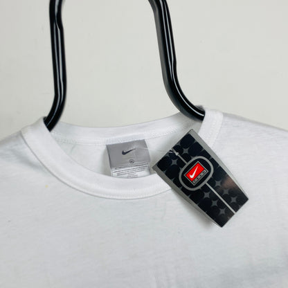 00s Nike Valencia Football T-Shirt White Small