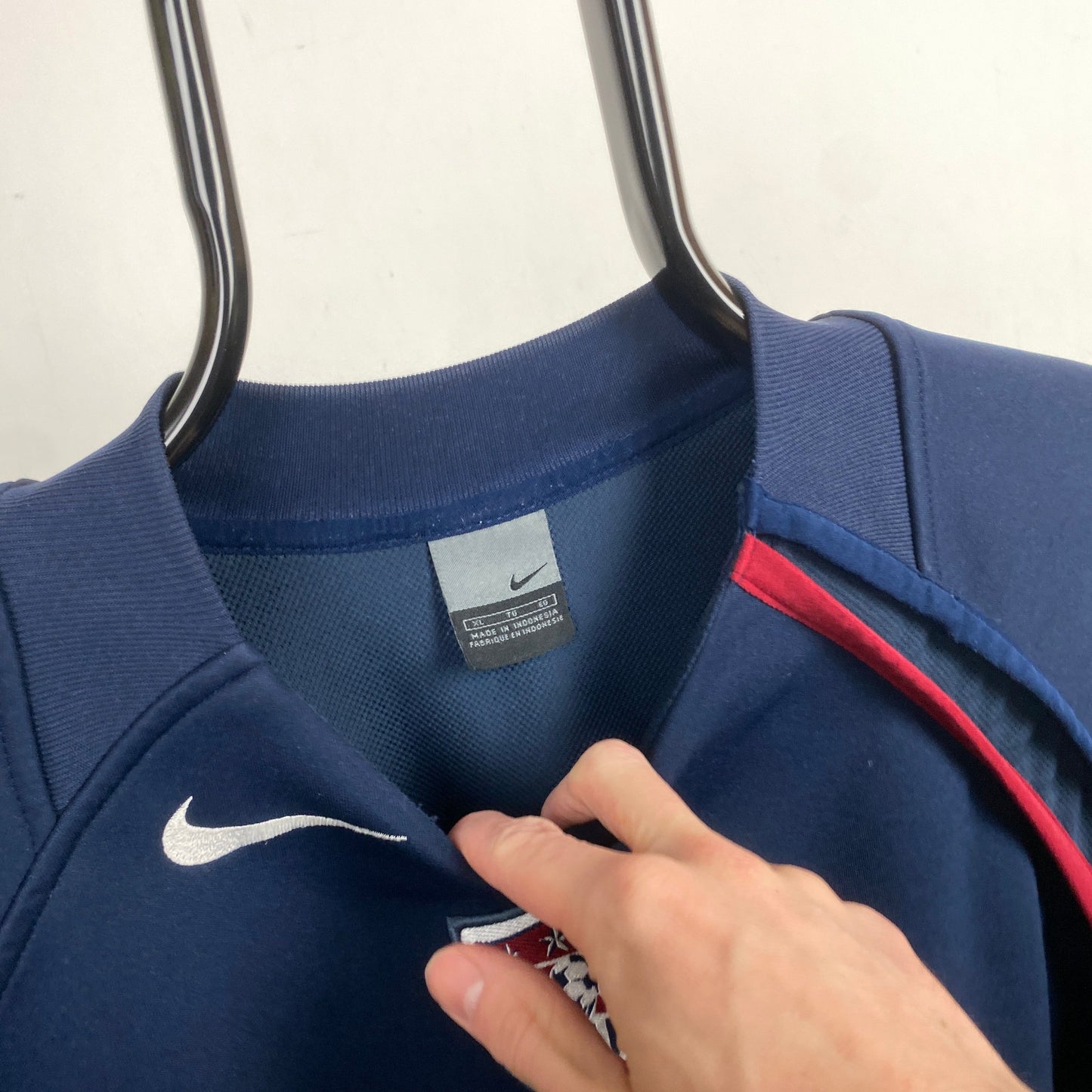 90s Nike USA Football Sweatshirt Blue XL