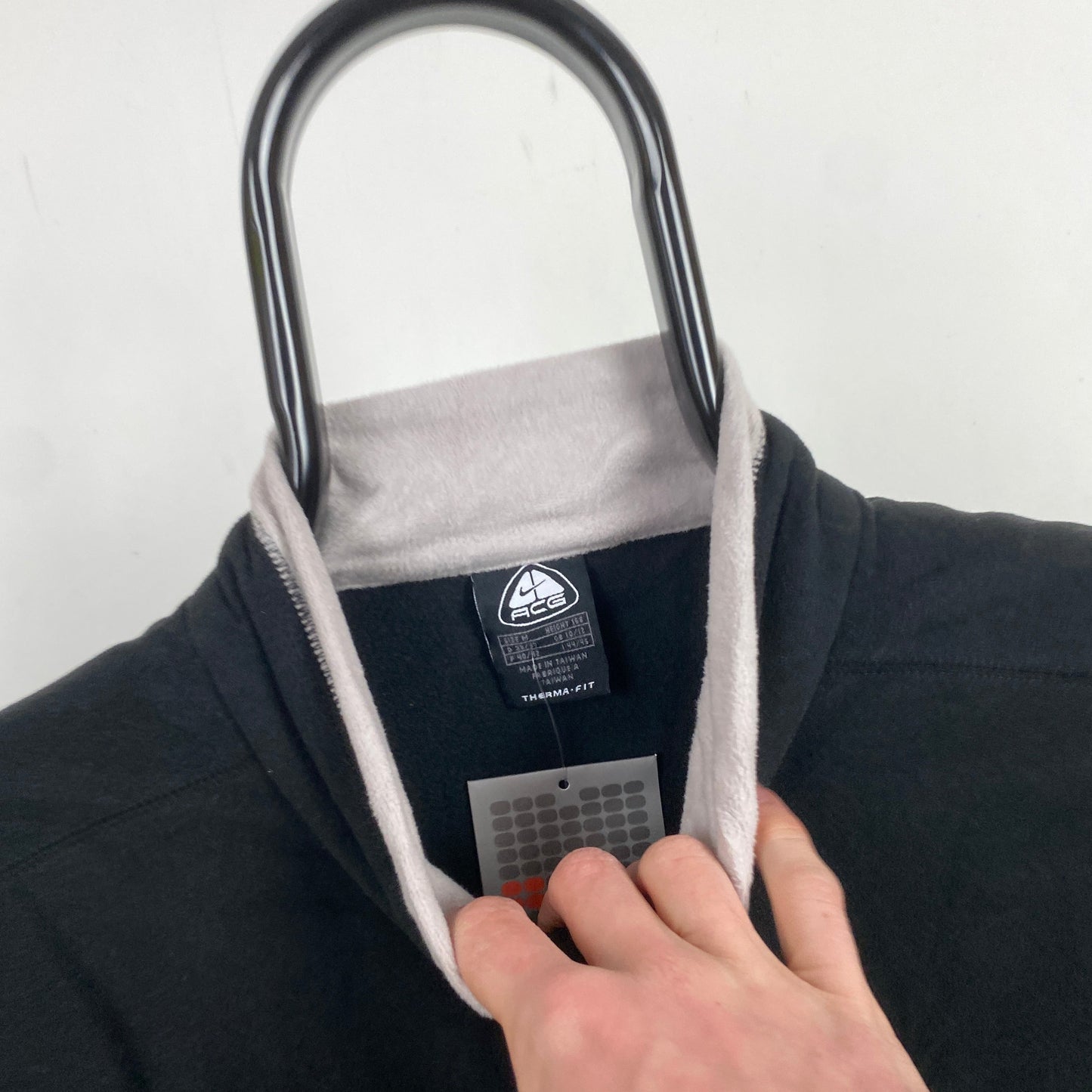 00s Nike ACG Fleece Gilet Sweatshirt Black Womens Medium
