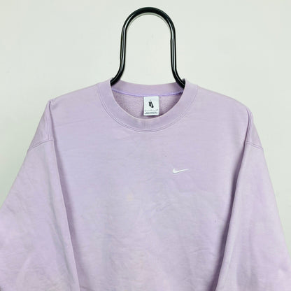 00s Nike Heavyweight Sweatshirt Purple Small