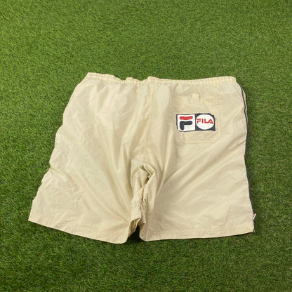Retro Fila Shorts Brown XL