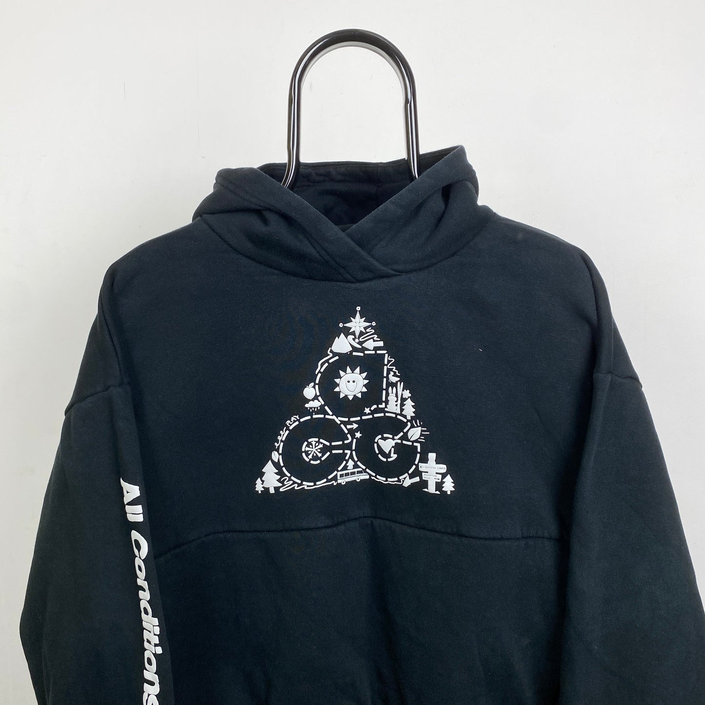 00s Nike ACG Hoodie Black Womens XS