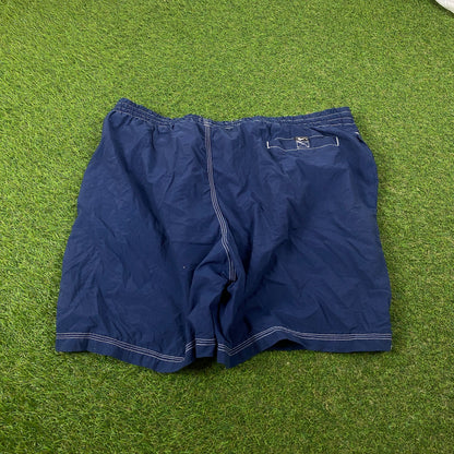Retro Reebok Swim Shorts Blue XL