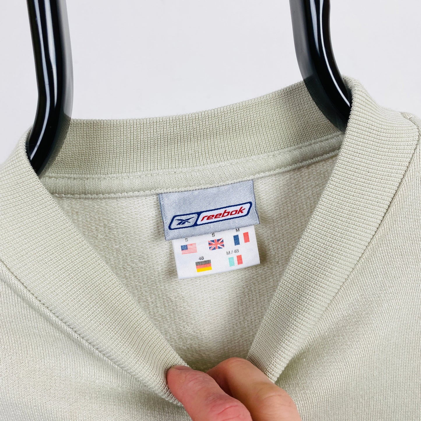 Retro Reebok Sweatshirt Brown Small