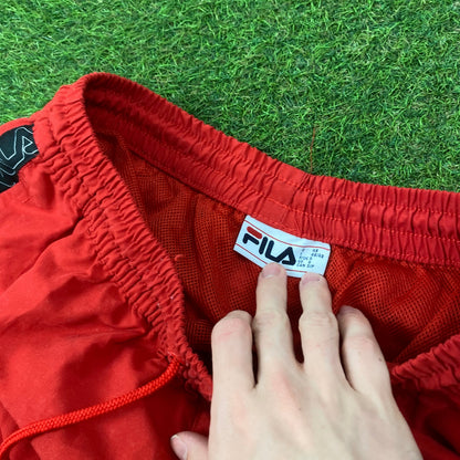 Retro Fila Shorts Red Small