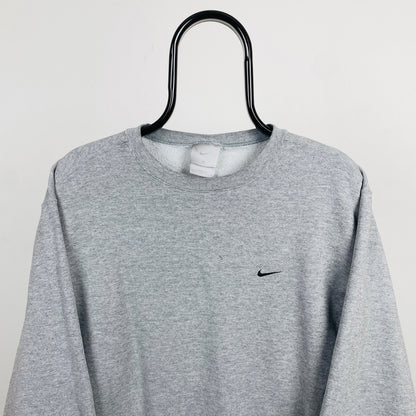 00s Nike Sweatshirt Grey Medium