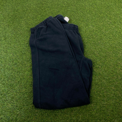 00s Nike Wide Leg Cotton Joggers Blue Small