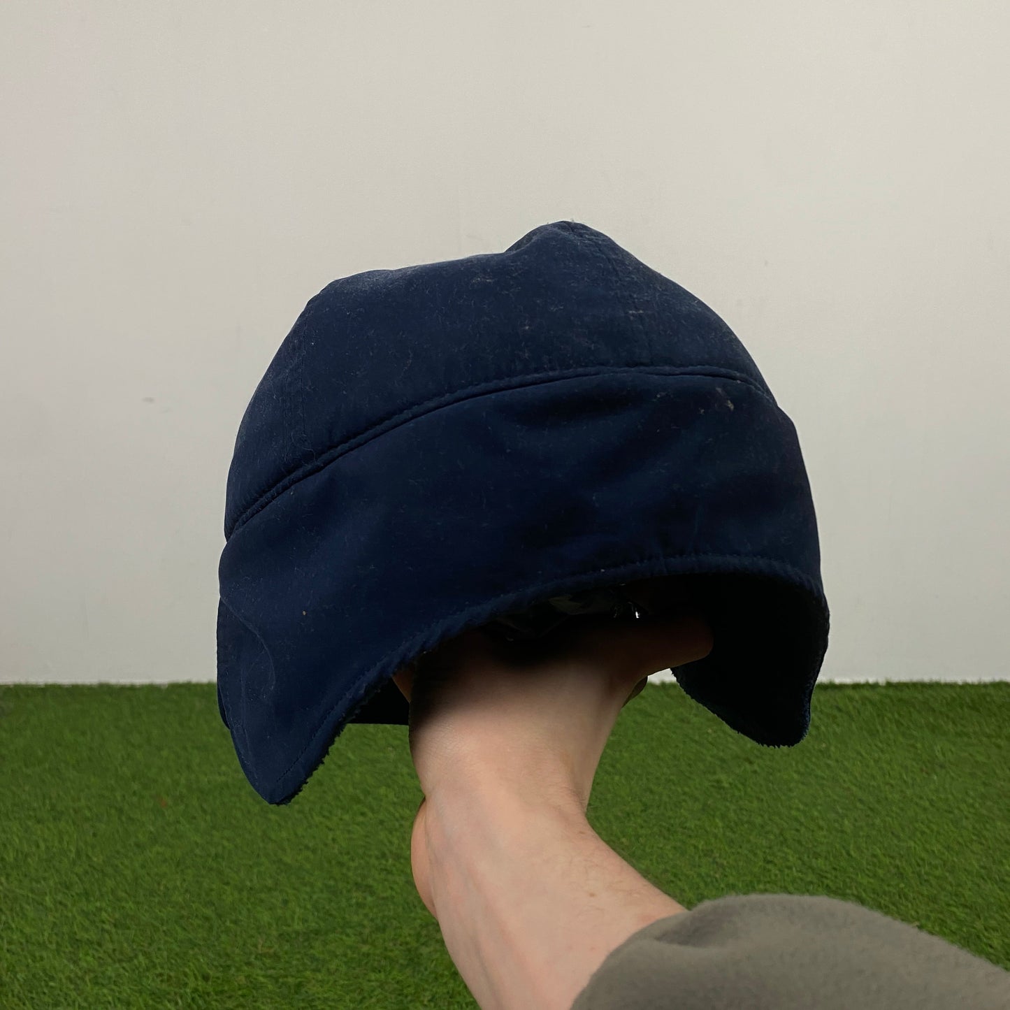00s Nike Ear Flap Trapper Hat Blue