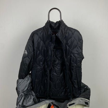 90s Nike ACG Waterproof Puffer Jacket Brown XS