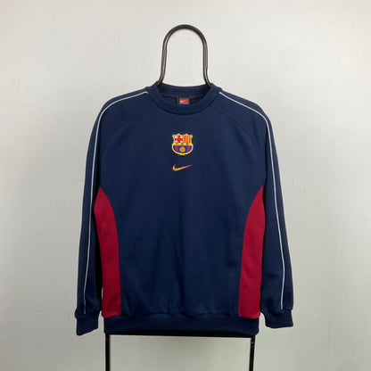 90s Nike Barcelona Sweatshirt Blue Small