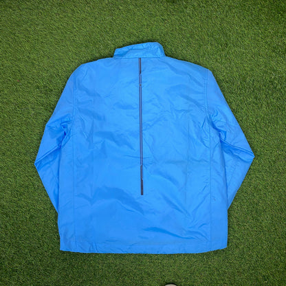 00s Nike Hex Tracksuit Jacket + Joggers Set Baby Blue Small
