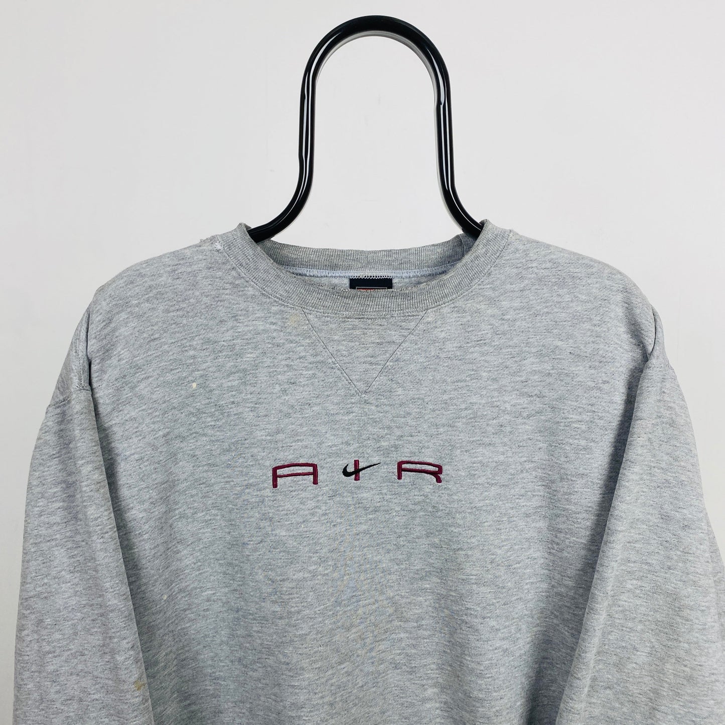 90s Nike Air Sweatshirt Grey Large