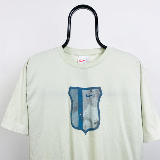 90s Nike Crest T-Shirt Brown Large