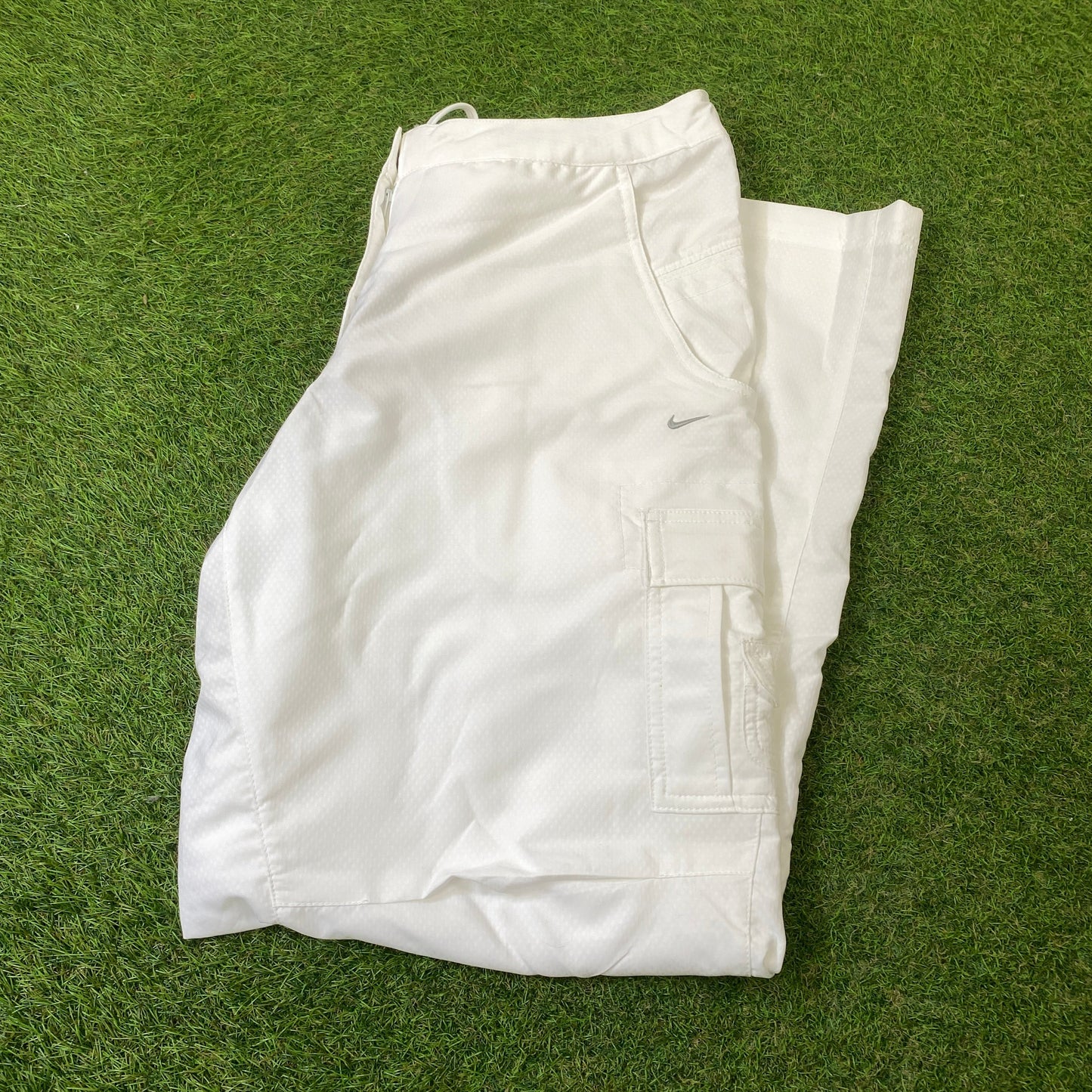 00s Nike Parachute Joggers White XL