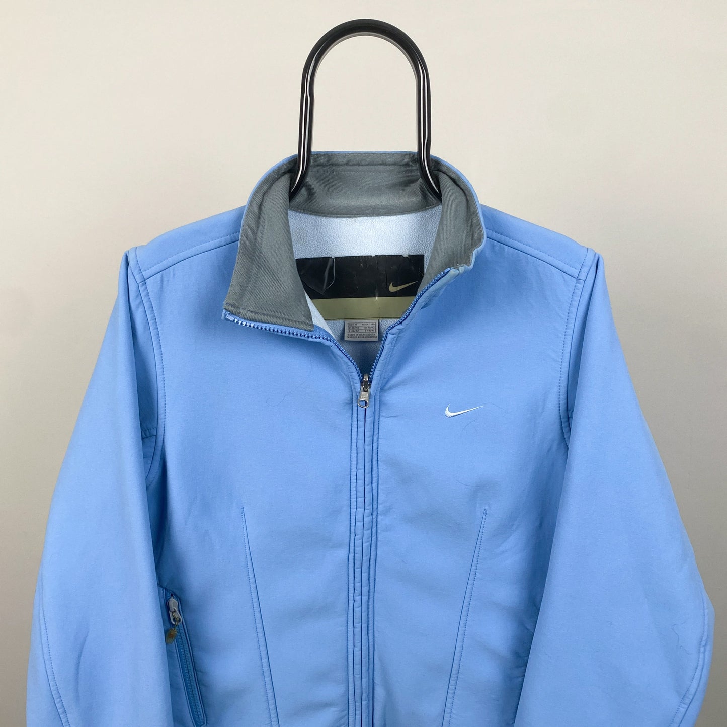 00s Nike Soft Shell Jacket Blue Medium