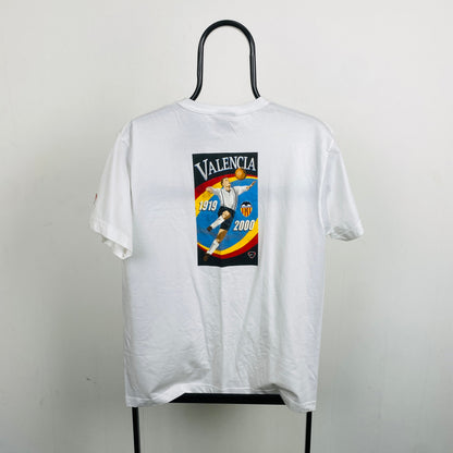 00s Nike Valencia Football T-Shirt White Small