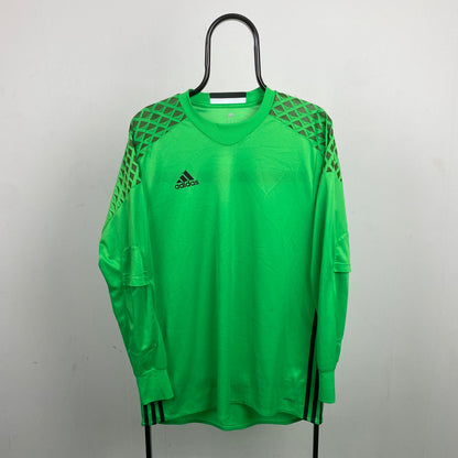 00s Adidas Football Shirt T-Shirt Green Large