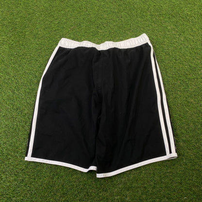 00s Adidas Gym Shorts Black Small