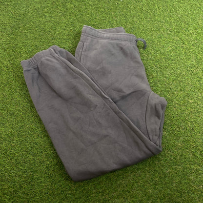 00s Nike Wide Leg Cotton Joggers Grey Small