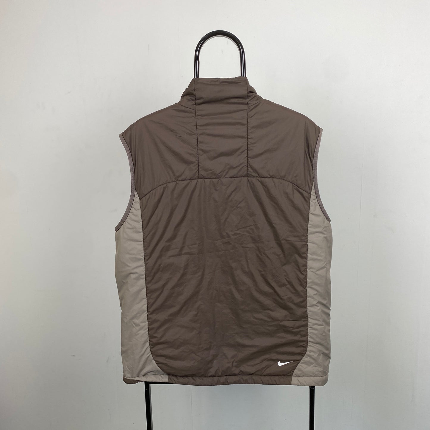 00s Nike ACG Puffer Gilet Jacket Brown Small