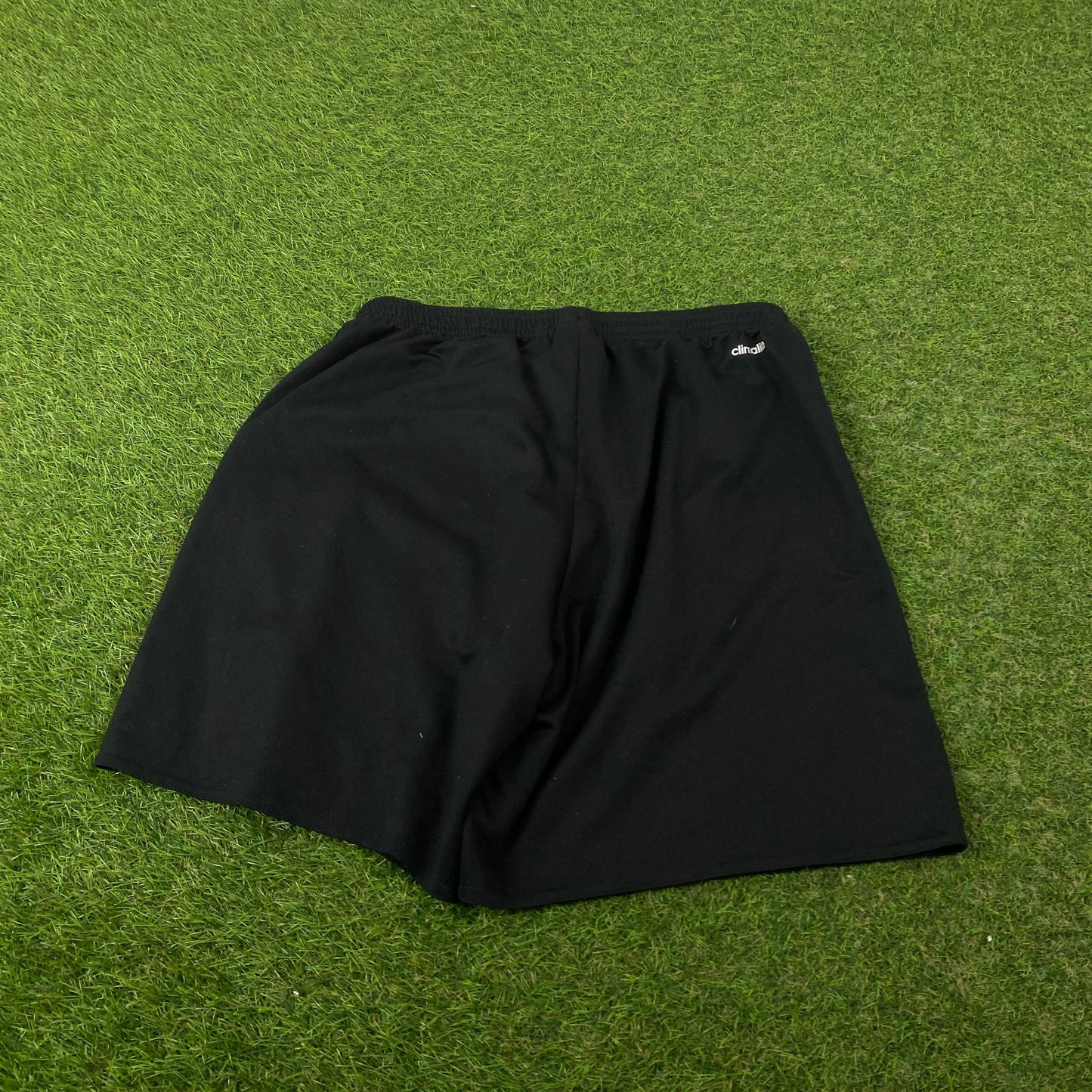 00s Adidas Football Shorts Black Medium